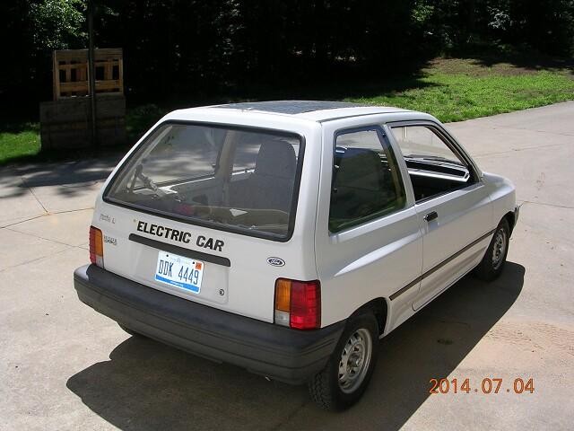 Ford festiva electric car conversion #6